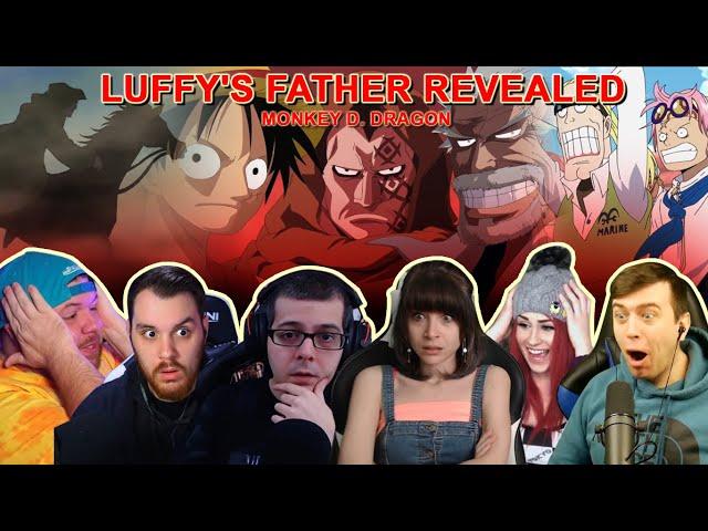 LUFFY'S FATHER REVEALED!!! Monkey D. Dragon - Reaction Mashup One Piece
