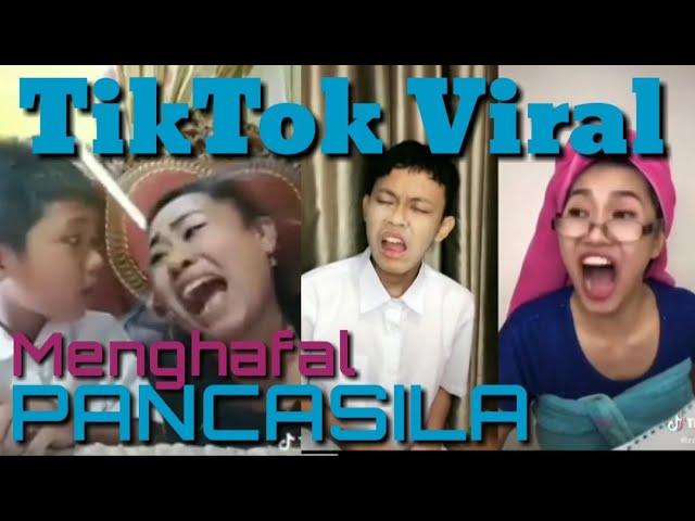 TikTok Tante Lala Ajari Anak Menghafal Pancasila || Video Viral Manado