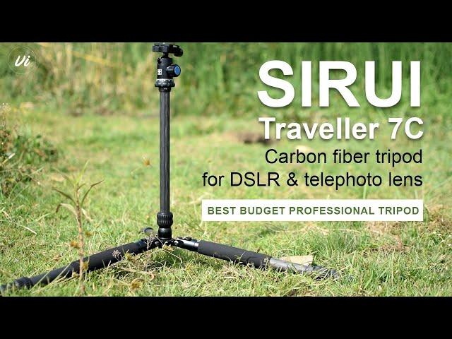 Best budget carbon fiber tripod in 2020 | Sirui traveller 7c | Unboxing and review