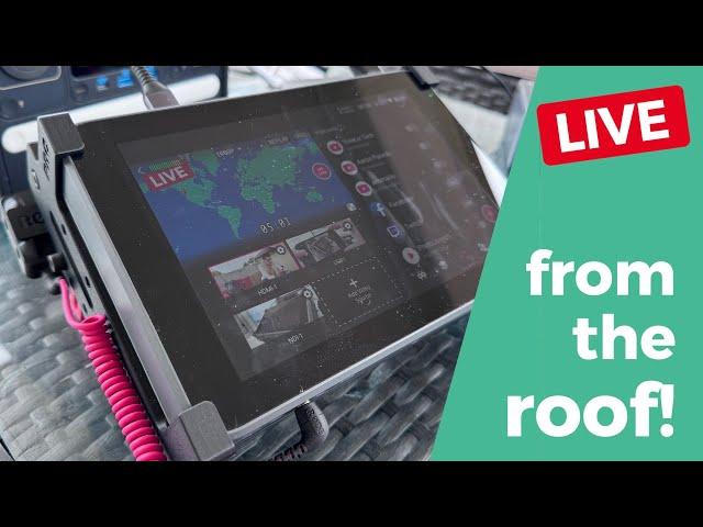  Live Q&A from the roof with the YoloBox! Answering your questions about livestreaming gear!