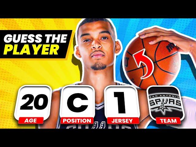 Guess the NBA Player with Only 4 Clues! NBA Quiz Challenge