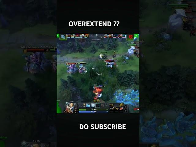 THAT OVEREXTENSION . #dota2clips #dota2shorts #dota2highlights #dota2