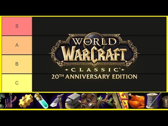 Classic WoW 20th: The Only Profession Tier List You Will Ever Need