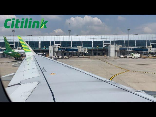 Citilink A320-200 (SL) Full Flight Video: QG972 Jakarta to Pangkalpinang