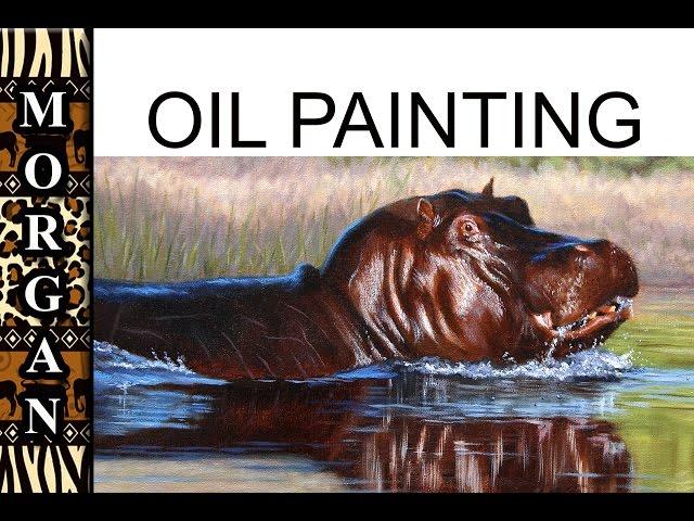 How to paint animals in oils (speed painting) - Jason Morgan Wildlife art