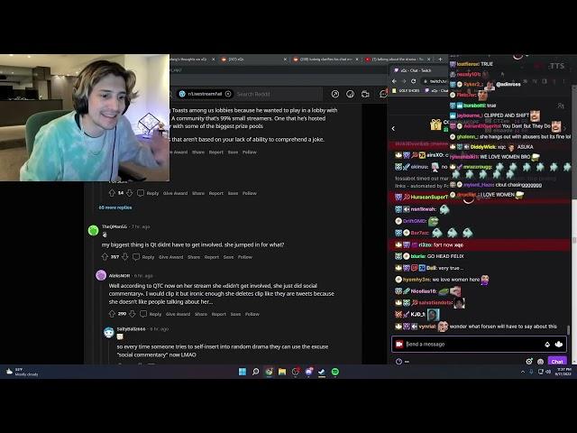 xQc Reacts to Ludwig Drama   False Labels