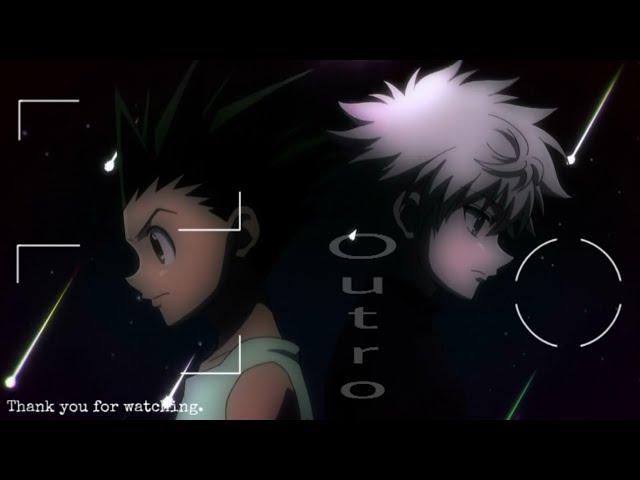 Hunter X hunter : outro template no text #HunterXhunter #Animento