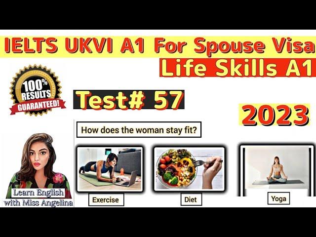 IELTS A1 Life Skills Listening || 2023|| New Practice Test 57 || IELTS A1 Life Skills Listening Q& A