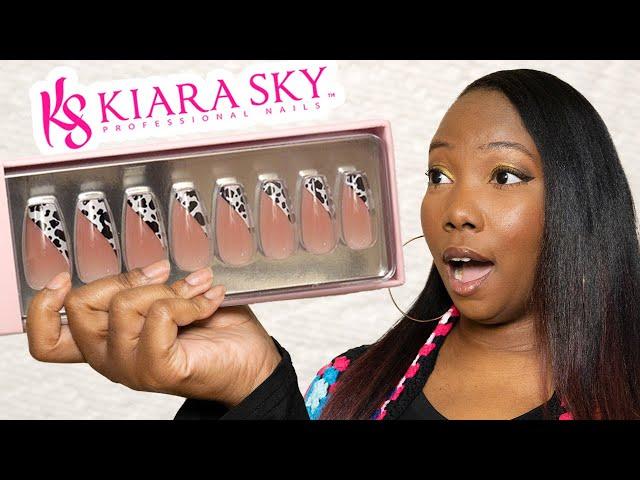 I Wore Press On Nails for a Week - Kiara Sky