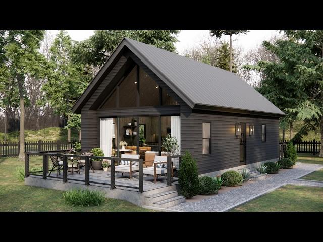 19'x32' (6x10m) Inside This Modern Tiny House You Might Love | Perfect Interior Layout!