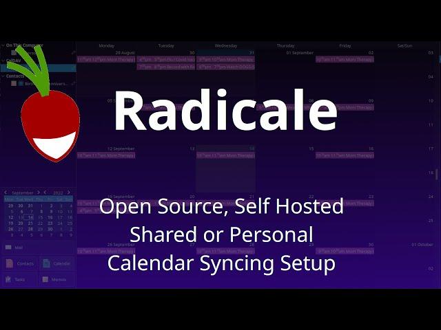 Radicale - Open Source, Self Hosted, Syncing and Shareable Calendars, Contacts, and Events.