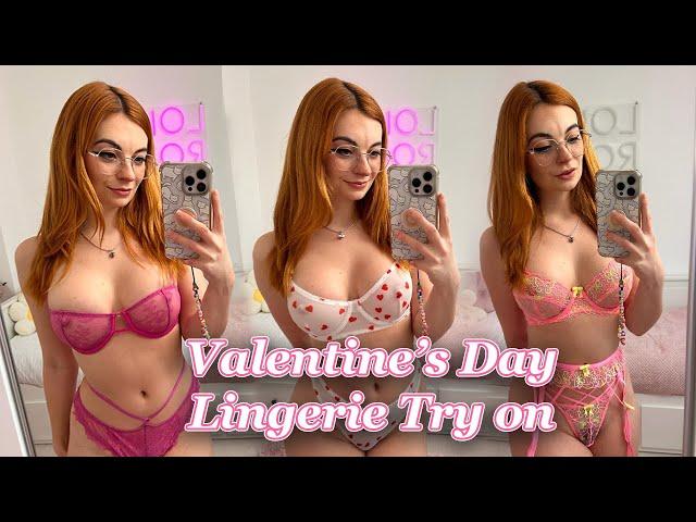 Valentine's Day Lingerie Try on haul