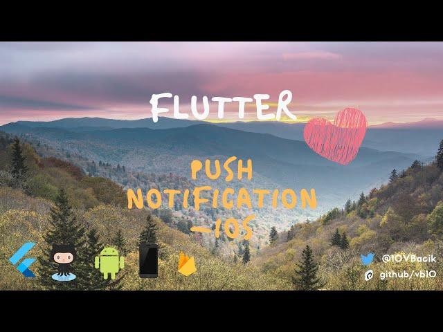 Firebase Push Notification IOS  - Flutter