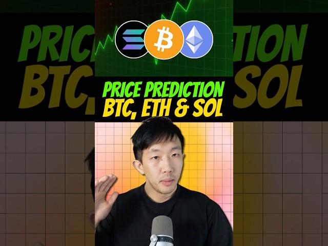 What’s my price prediction for BTC, ETH & SOL ? #crypto #bitcoin #ethereum #solana