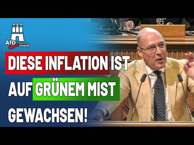 Inflation auf Rekordhoch: Grüne Klientelpolitik auf Kosten der Bürger – Dr. Alexander Wolf (AfD)