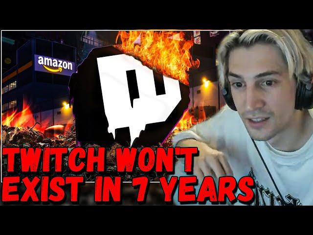 xQc Reacts To: "Twitch Won't Exist in 7 Years (The Self Sabotage of a Live Stream Empire)"