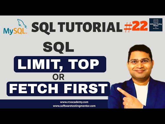 SQL Tutorial #22 - SQL LIMIT | SQL TOP | SQL FETCH FIRST Clause