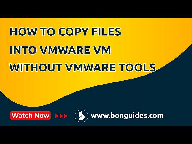 How to Copy Files into VMware VM without VMware Tools Installed