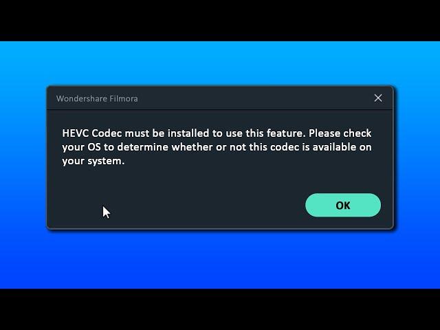 HEVC Codec must be installed to use this feature (FIX) | InfoHoop