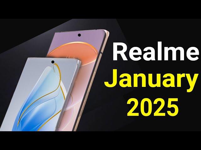 Realme Top 3 UpComing Phones January 2025 ! Price & Launch Date in india