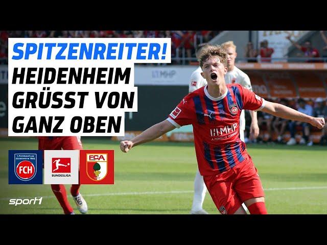 1. FC Heidenheim - FC Augsburg | Bundesliga Tore und Highlights 2. Spieltag