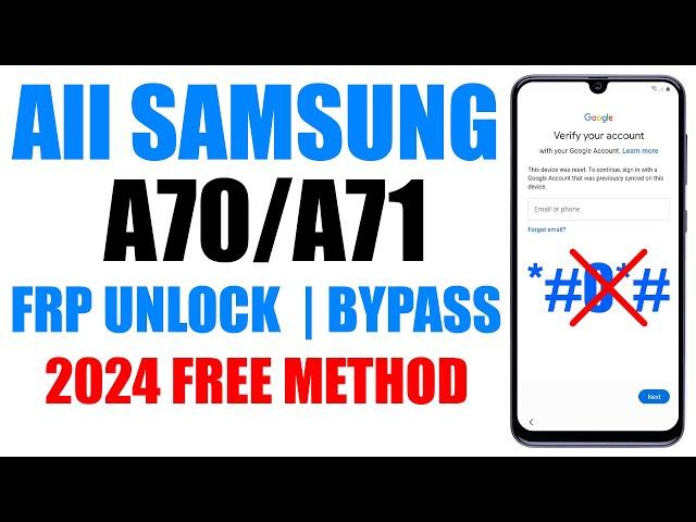 Samsung a71 FRP Bypass Android 13 || A715F Google Account Remove