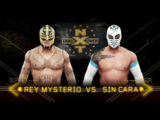 PS4　WWE2K19　Rey Mysterio　VS　Sin cara