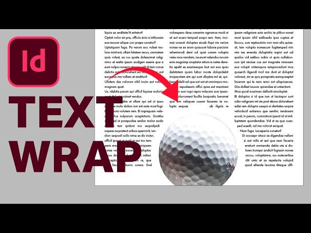 How to Wrap Text Around Image Edge in InDesign