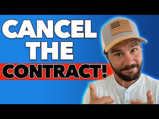 Wholesaling Houses | How To Cancel A Real Estate Contract