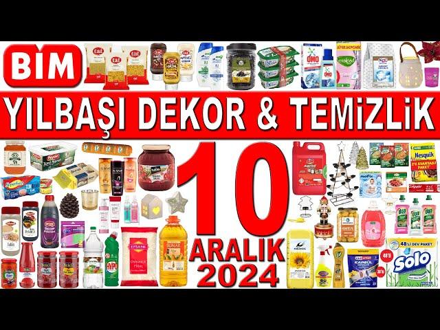 BİM YILBAŞI DEKORASYON TEMİZLİK GIDA ÜRÜNLERİ | BİM AKTÜEL BU HAFTA | BİM 10 ARALIK KATALOĞU