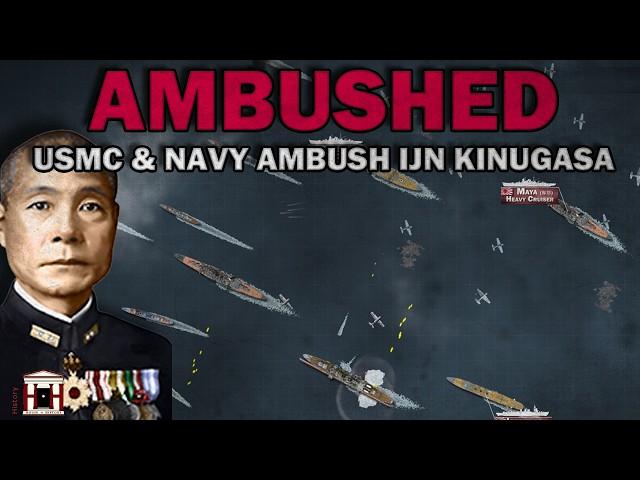 Sinking of IJN Heavy Cruiser Kinugasa: The Guadalcanal Campaign, 1942 - Animated