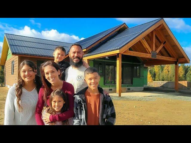 Family Builds Mountain Home In 30 Minutes | Start To Finish TIMELAPSE