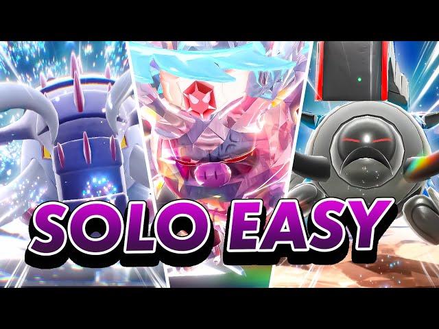 The BEST Pokemon to SOLO Spotlight GREAT TUSK & IRON TREADS Tera Raid in Scarlet and Violet