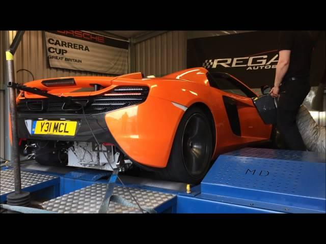 Mclaren 650S Benchmark Rolling Road Runs at Regal Autosport