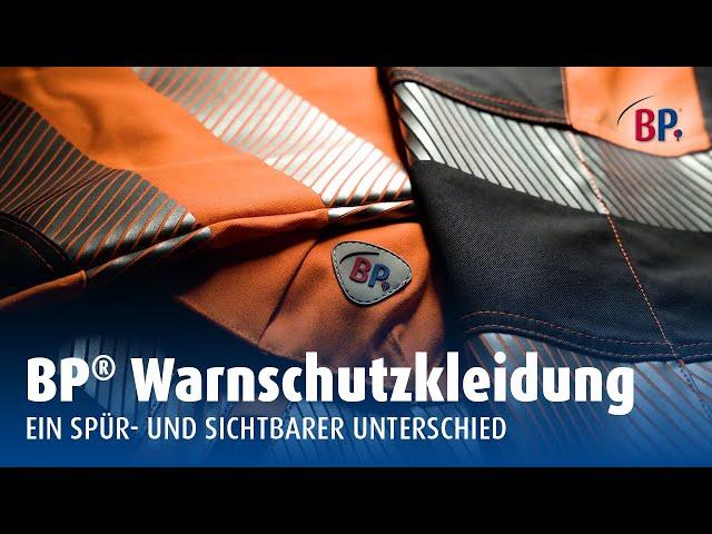 Industriewäscheeignung nach ISO 15797: BP® HI-VIS STRETCH Warnschutzkleidung mit 3M-Reflexstreifen