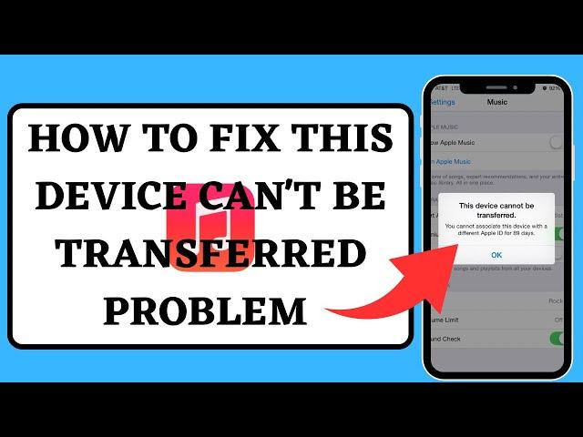 FIXED  THIS DEVICE CANNOT BE TRANSFERRED PROBLEM |YOU CAN'T ASSOCIATES THIS DEVICE FOR 89 DAYS 2023