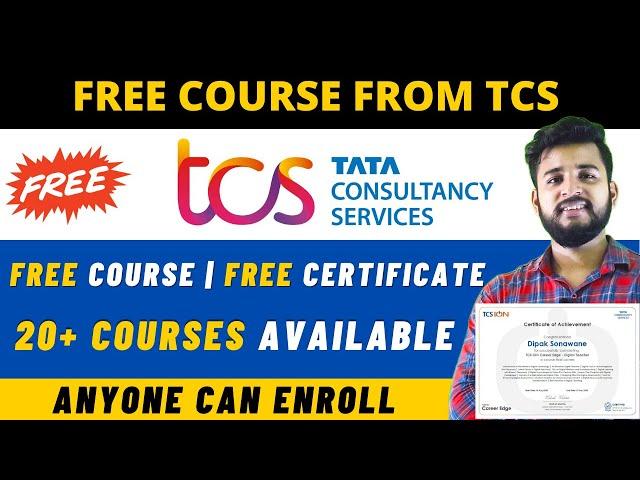 TCS Free Certification Course | TCS iON Free Certificate | Free Courses Online With Certificates