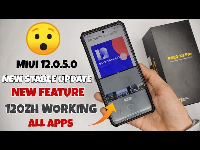 Full Review - MIUI 12.0.5.0 Stable Update ft. Poco X3 Pro  New Feature & Ui Changes