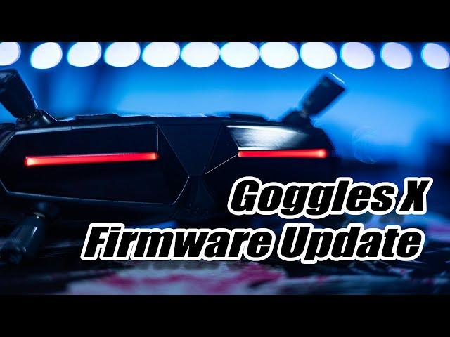 Walksnail Goggles X Firmware Update