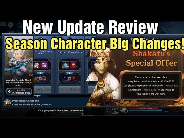 Black Desert Mobile New Update Review: Big Changes to Season Character & New Events