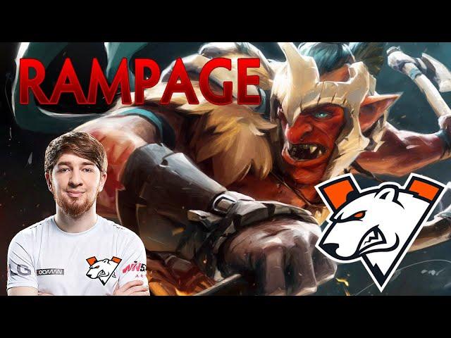 DOTA 2 Virtus.pro - Cyber Legacy VP.Cooman RAMPAGE!!!