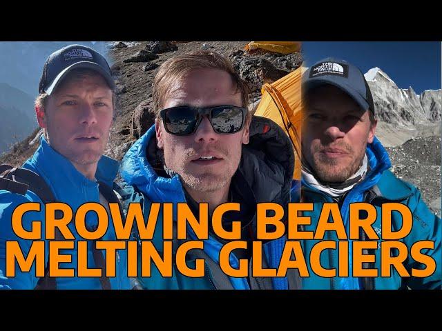 Sam Heughan in MT Everest Growing Beard Without Shaving