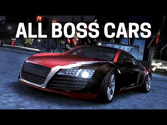 BOSS Cars in NFS Games (2003-2019)