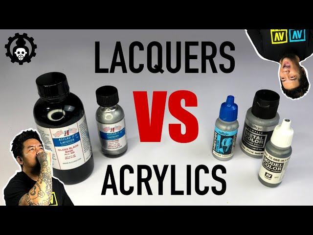 Lacquer Paints Versus Acrylic Paints | Vallejo MECHA Color | 2021