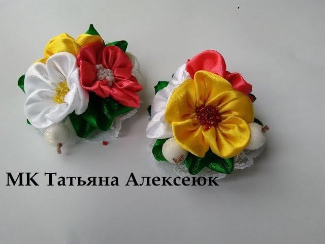 Бантики для самых маленьких   / DIY Hair Bow / Beautiful Ribbon Bow / Bow tutorial / Kanzashi