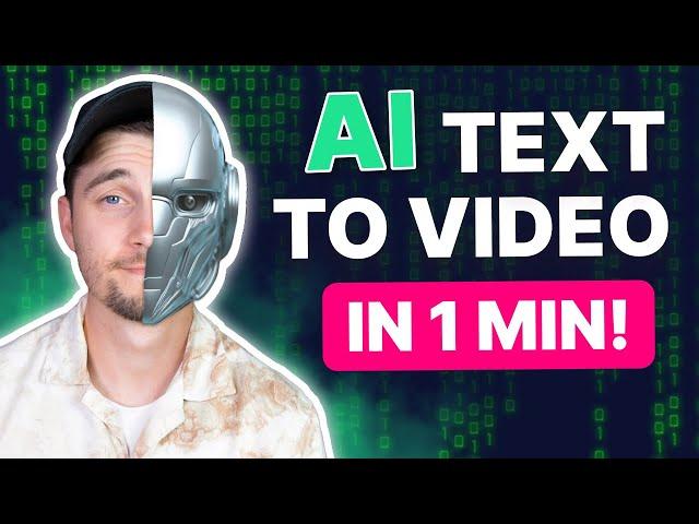 How to Convert Text to Video with AI in 1 Minute!