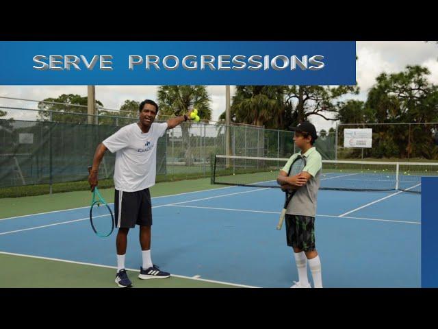 How to improve the serve using simple progressions I Coach ET