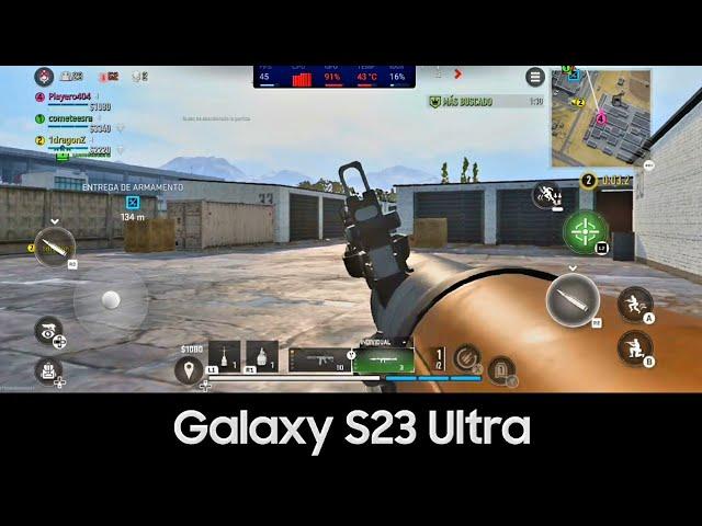 COD Warzone Mobile Global - Galaxy S23 Ultra (2024) Test Gameplay