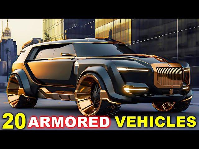 20 Luxury Armored Vehicles That Will Blow Your Mind with Their Security