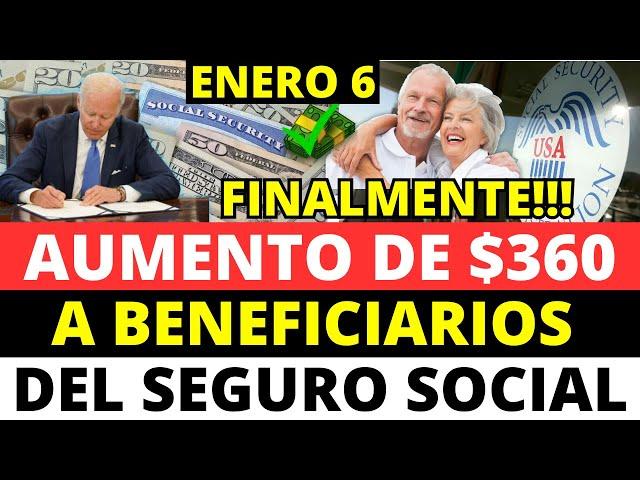 Finalmente!!! AUMENTÓ DE $360 a estos Beneficiarios del Seguro Social | Howard Melgar